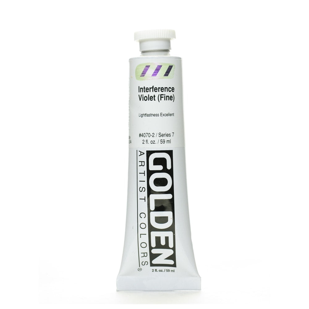 Golden Acrylic Paint, Fine, 2 Oz, Interference Violet