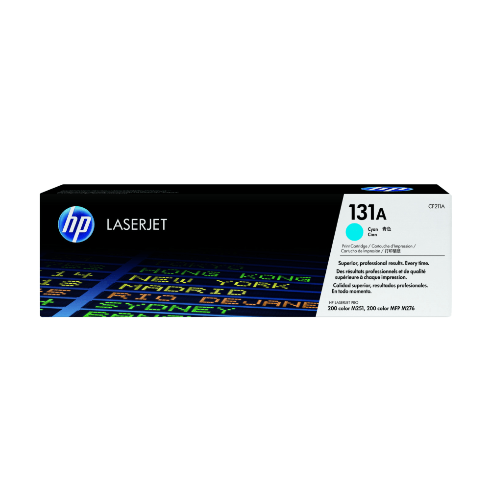 HP 131A Cyan Toner Cartridge, CF211A