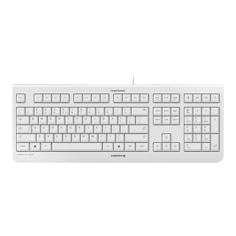 CHERRY Keyboard, Light Gray, KC 1000