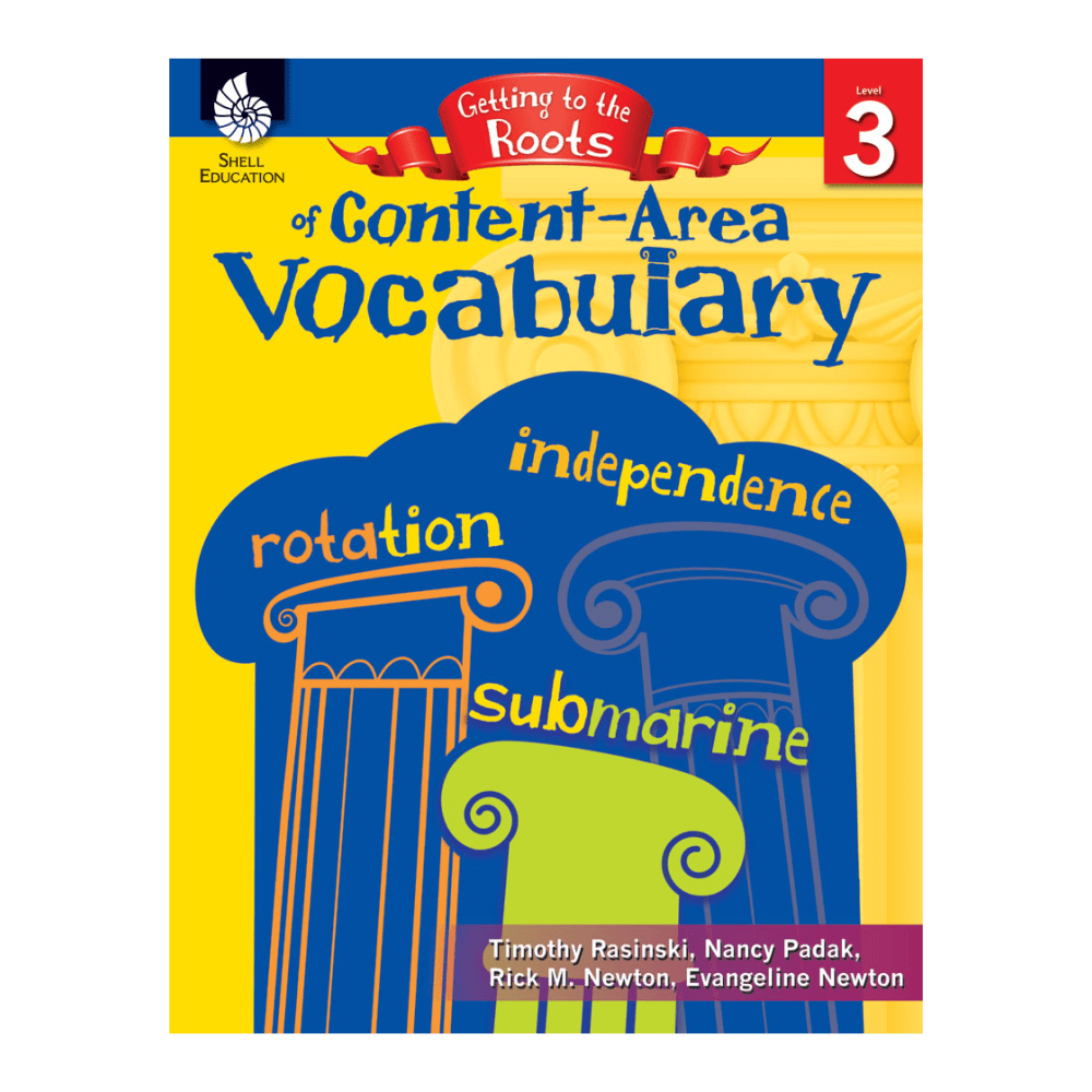 Shell Education Getting To The Roots Of Content-Area Vocabulary, Grade 3