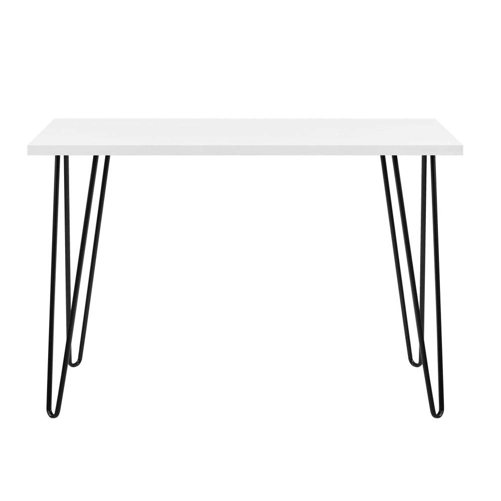 Ameriwood Home Owen 40inW Writing Desk, White/Black