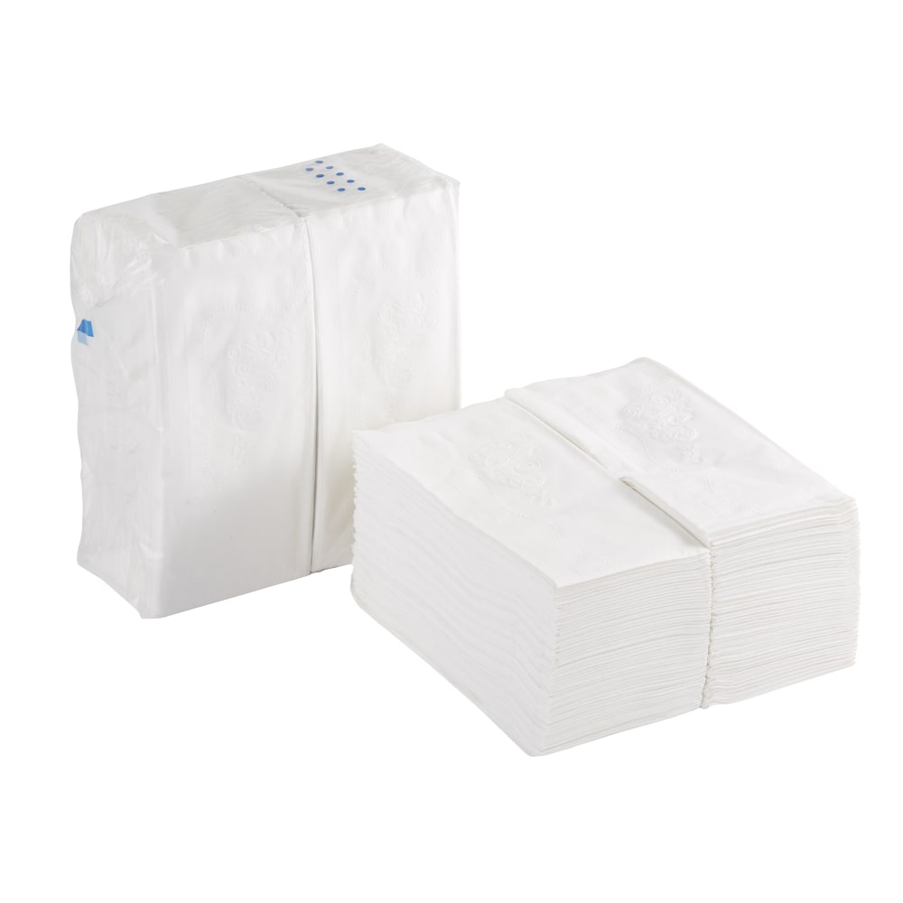 GP PRO Dixie 1/8-Fold 2-Ply Dinner Napkins, 100% Recycled, White, Pack Of 100