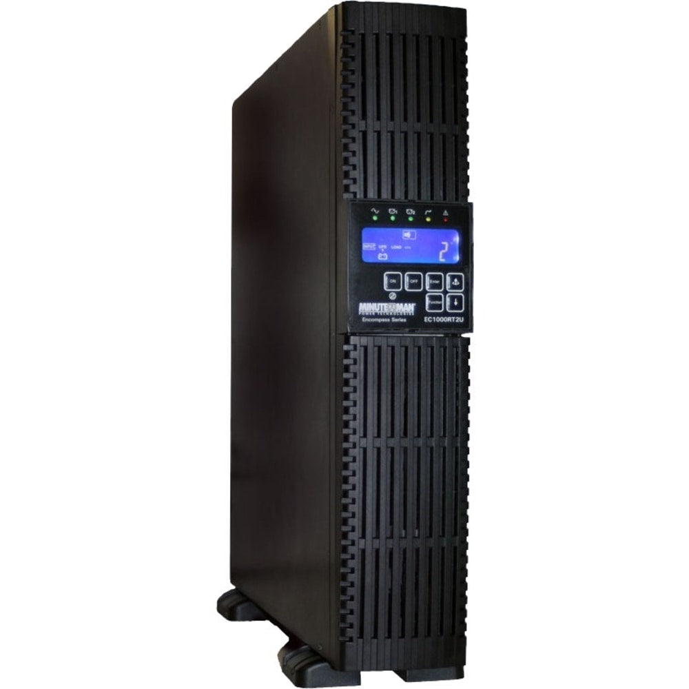 Minuteman Ecompass EC2000RT2UNC 2000VA Tower/Rack Mountable UPS - 2U Rack/Tower - 3 Minute Stand-by - 120 V AC Output - 6 x NEMA 5-15/20R