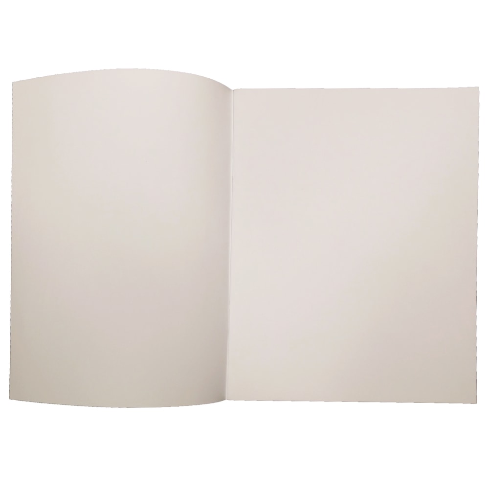 Hayes Blank Softcover Books, 7in x 8-1/2in, Unruled, 28 Pages (14 Sheets), White, Pack Of 24 Books