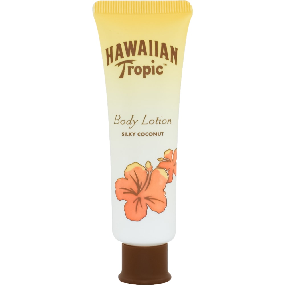 Hotel Emporium Hawaiian Tropic Body Lotion, Silky Coconut, 1 Oz, Pack Of 144 Tubes