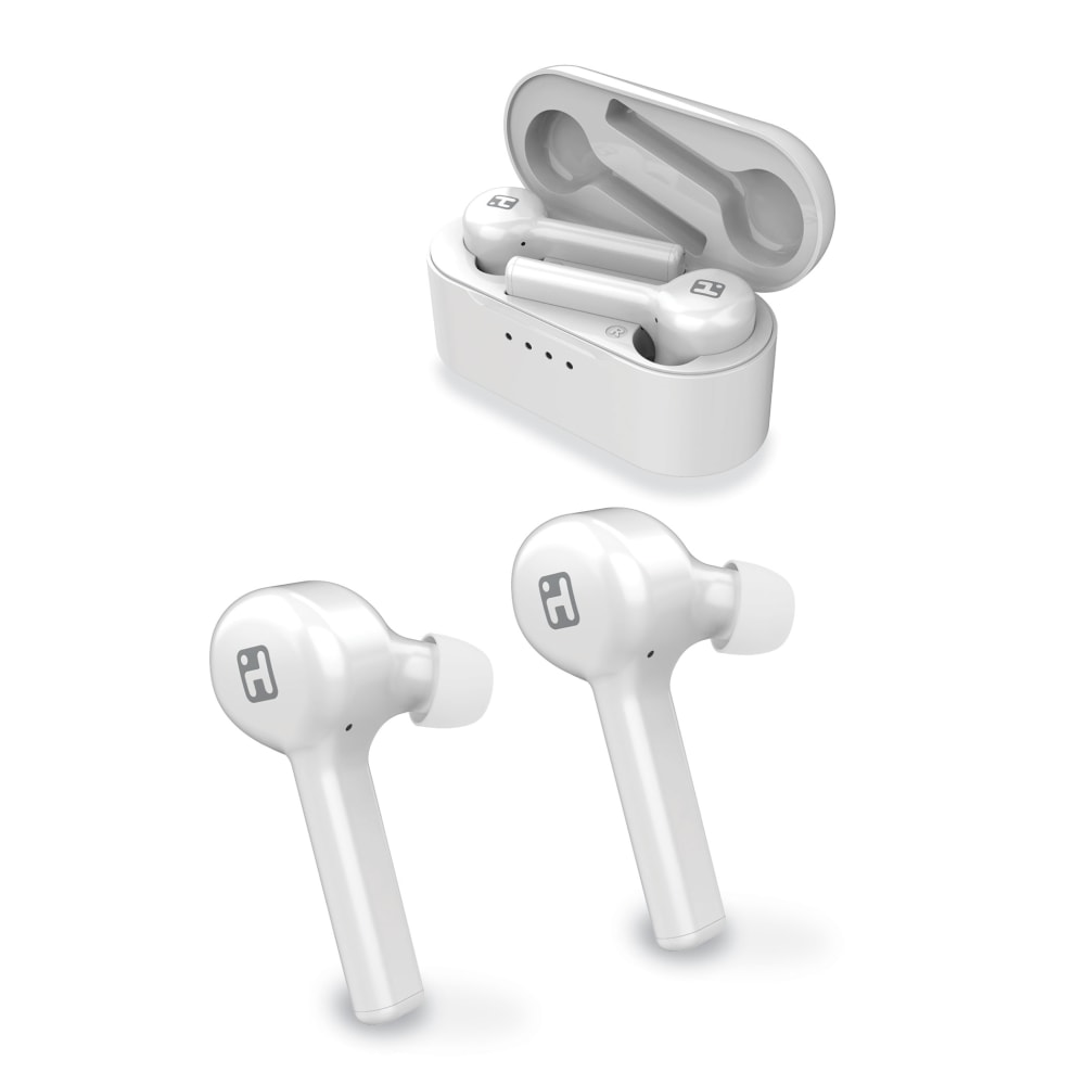 iHome XT-49 Stick True Wireless Bluetooth In-Ear Earbuds, White