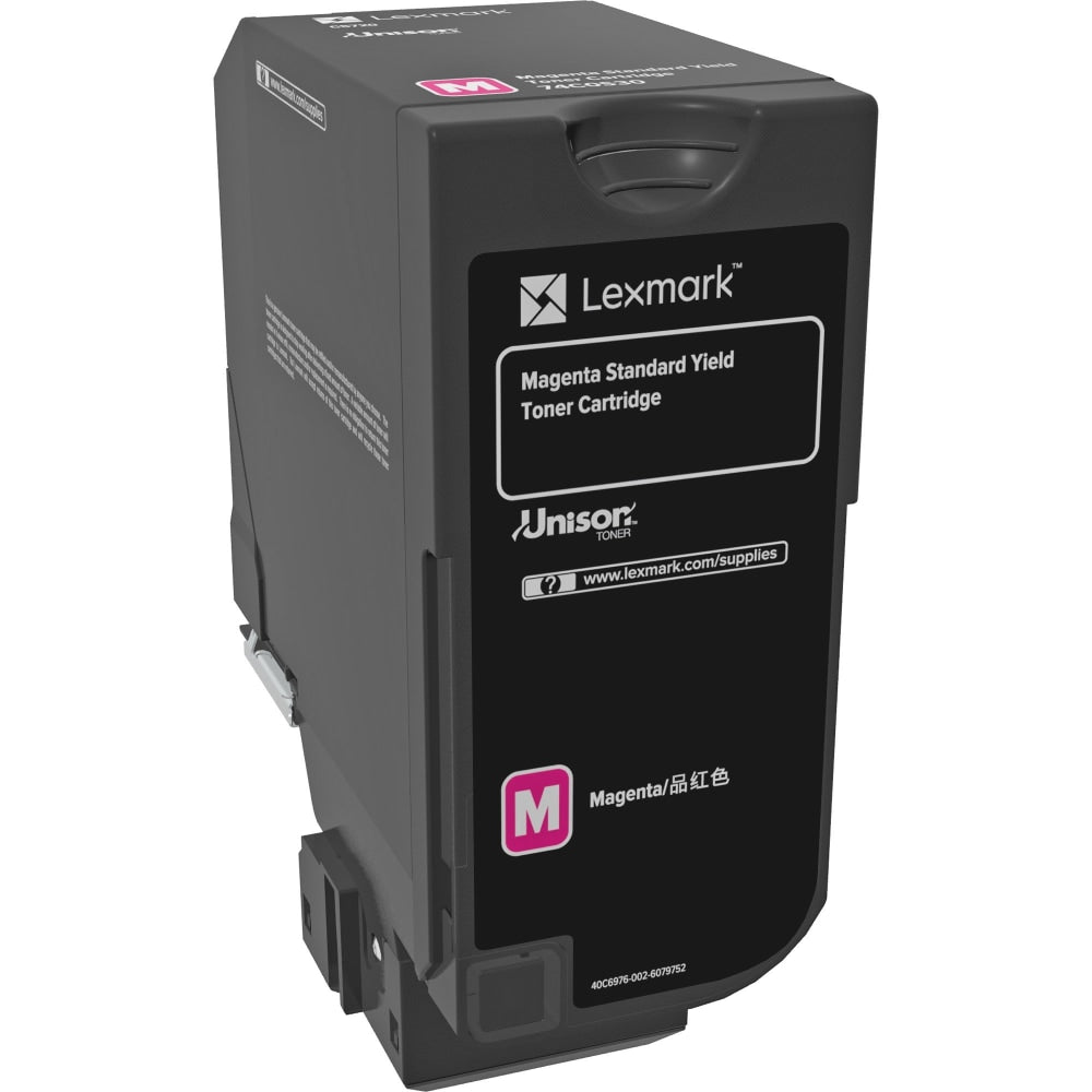 Lexmark Original Toner Cartridge - Laser - Standard Yield - 7000 Pages - Magenta