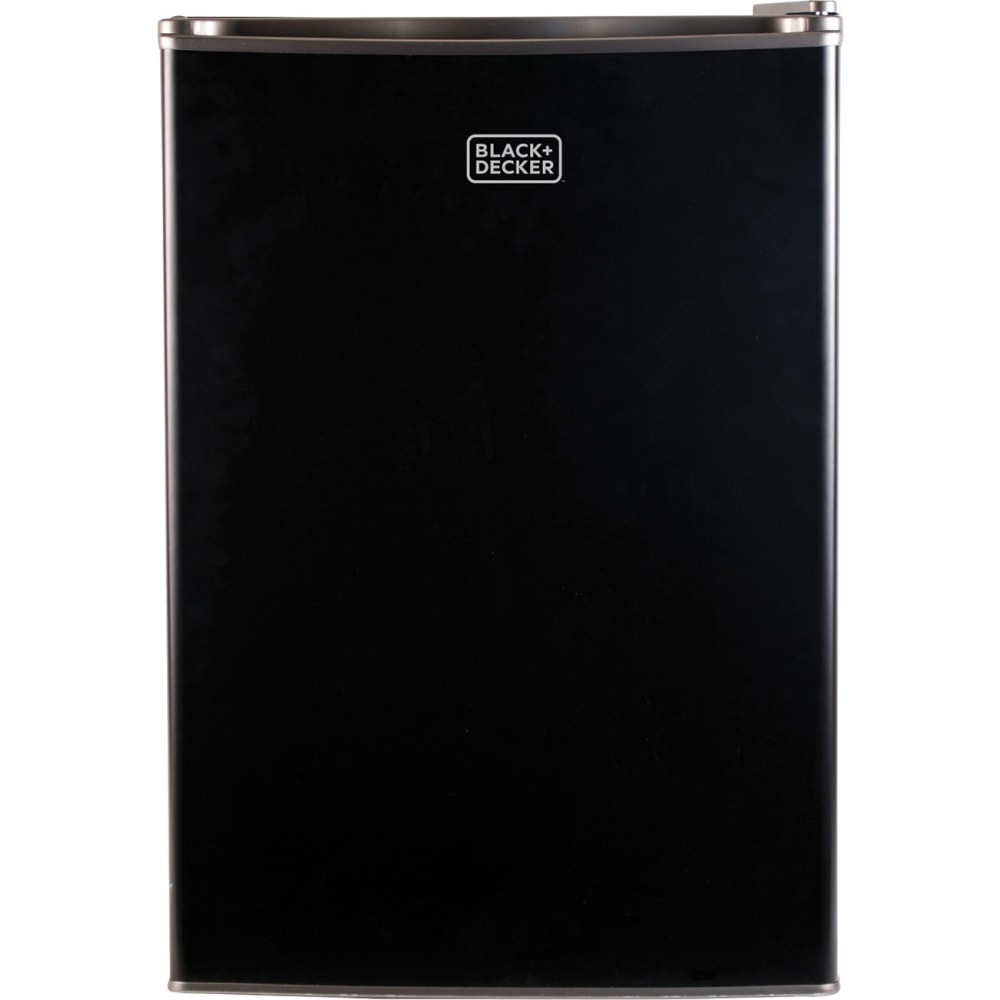 Black+Decker BCRK25B 2.5 Cubic-ft Refrigerator/Freezer (Black) - 2.50 ft³ - Reversible - Black