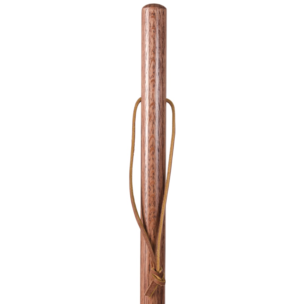 Brazos Walking Sticks Twisted Trekker Oak Walking Stick, 55in, Red