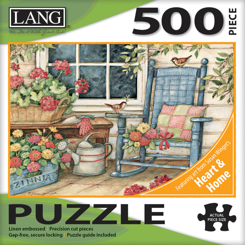 Lang 500-Piece Jigsaw Puzzle, Rocking Chair