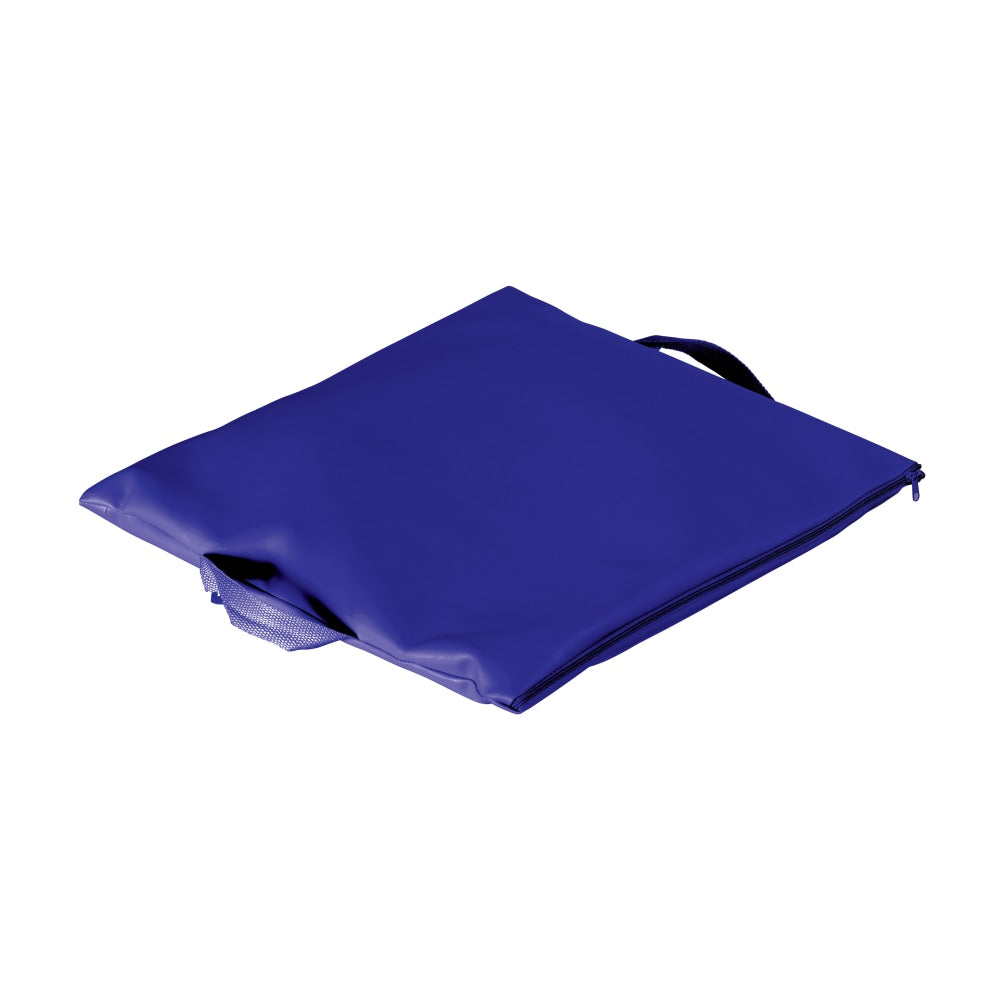 DMI Duro-Gel Flotation Cushion, With Polyester/Cotton Cover, 16in x 18in, Navy