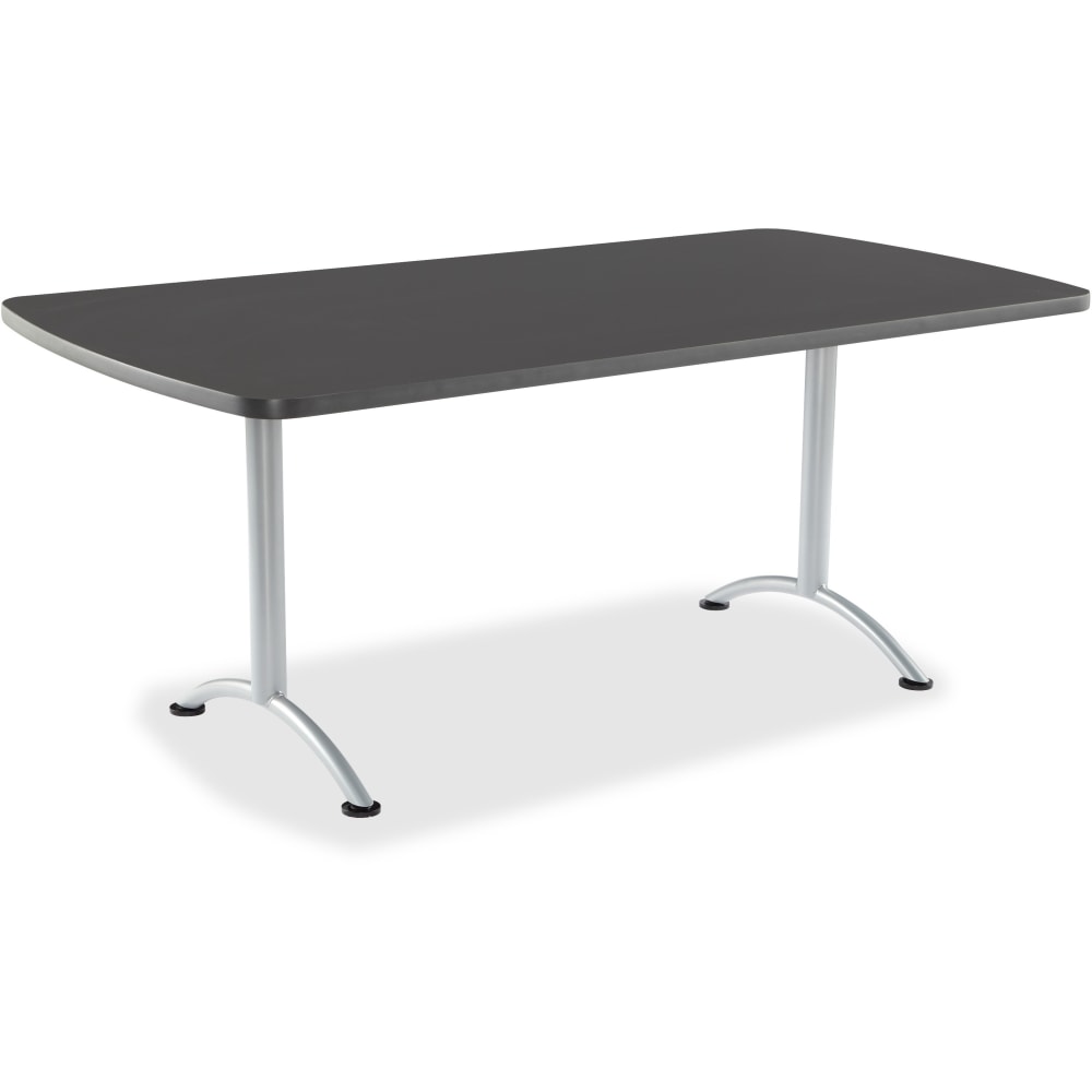 Iceberg IndestrucTable TOO Utility Table Top, Rectangle, Graphite