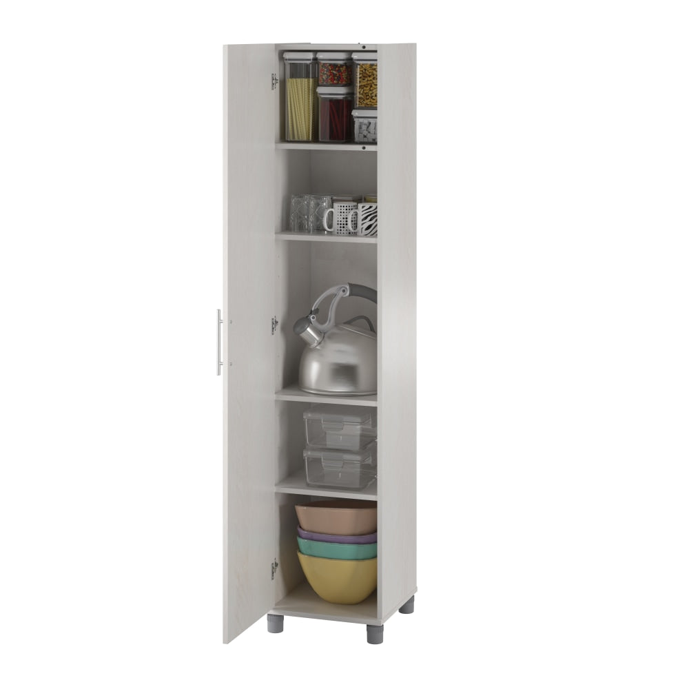 Ameriwood Home Camberly 16inW Utility Storage Cabinet, Ivory