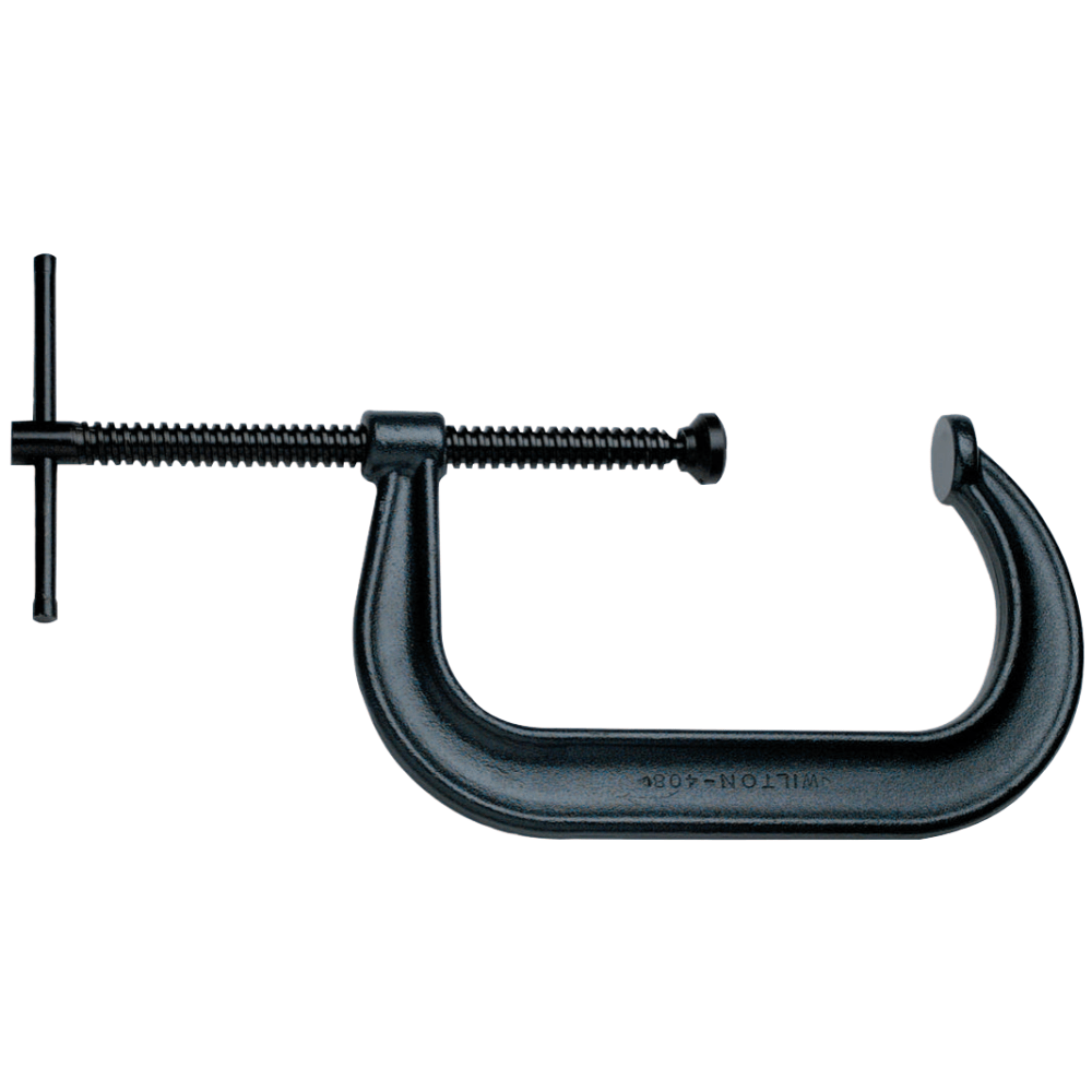 400 Series C-Clamp, Sliding Pin, 5 in Throat Depth