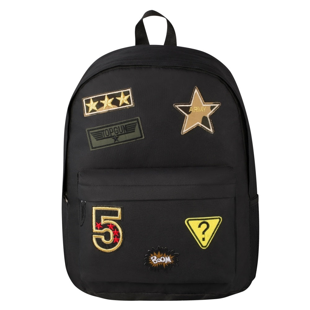 Playground Badges Backpacks, Assorted Colors, Pack Of 12 Backpacks