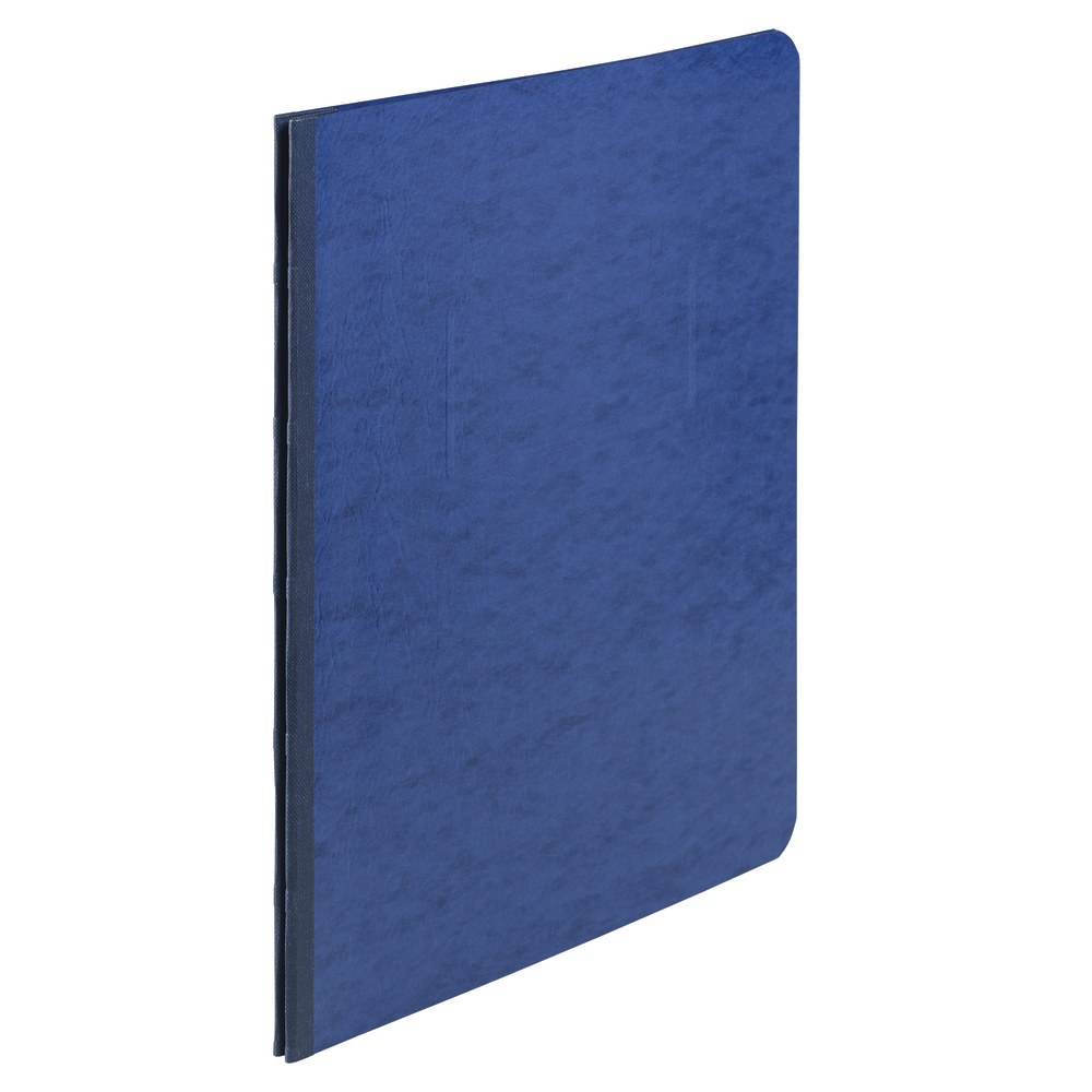 ACCO Pressboard Report Cover With Fastener, Side Bound, 8 1/2in x 11in, 60% Recycled, Dark Blue