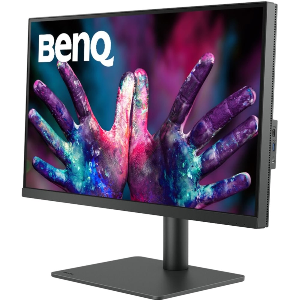 BenQ PD2705U 27in 4K UHD IPS USB-C Calibrated LCD Monitor for Designer - 16:9 - Gray - 27in Viewable - In-plane Switching (IPS) Technology - LED Backlight - 3840 x 2160 - 1.07 Billion Colors - FreeSync - 350 Nit - 5 ms - Speakers - HDMI - DisplayPort