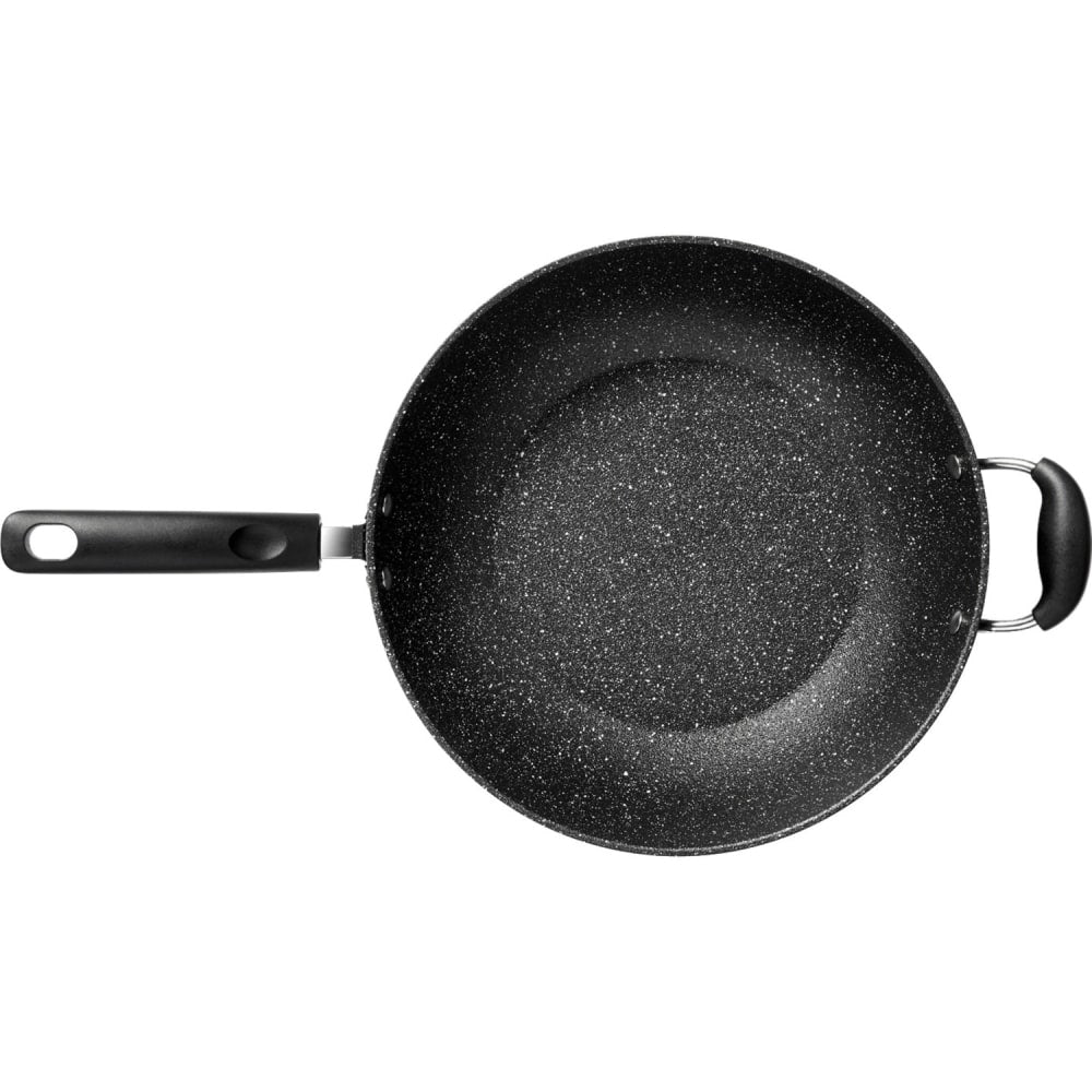 Starfrit The Rock Cookware - Cooking - Dishwasher Safe - Oven Safe - Black - Aluminum Handle