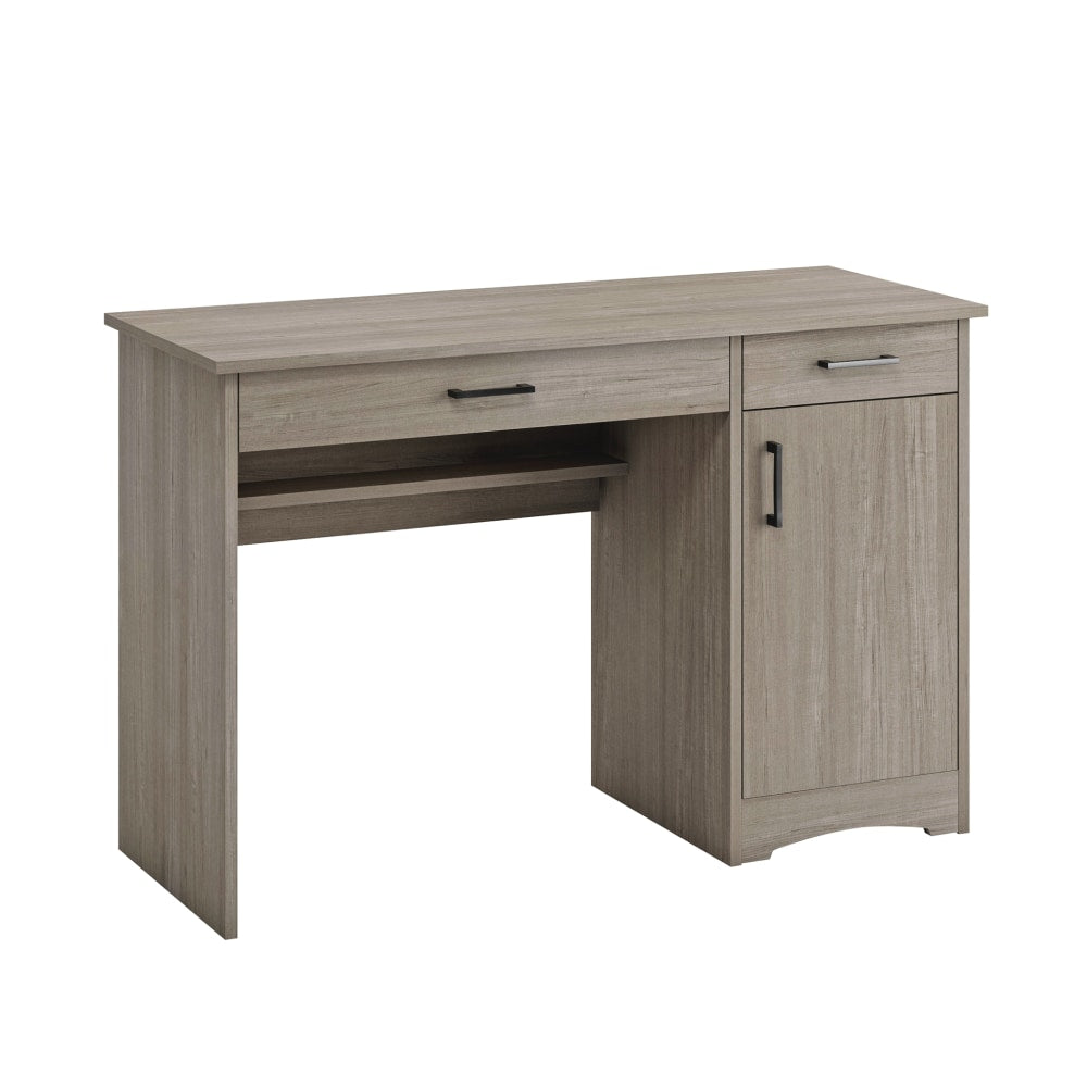 Sauder Beginnings 47inW Computer Desk, Silver Sycamore