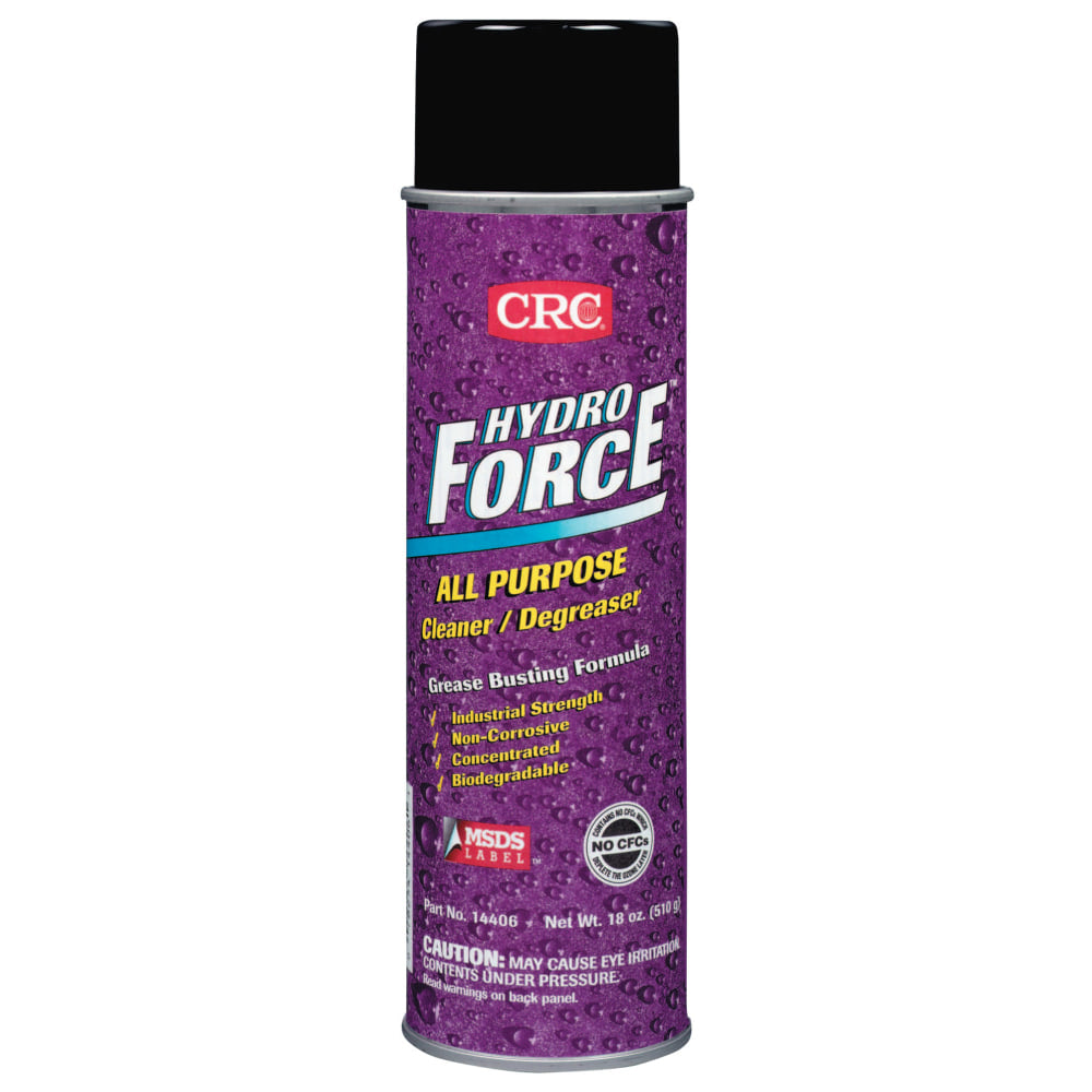 CRC HydroForce All-Purpose Aerosol Cleaner/Degreaser, 20 Oz Can, Case Of 12