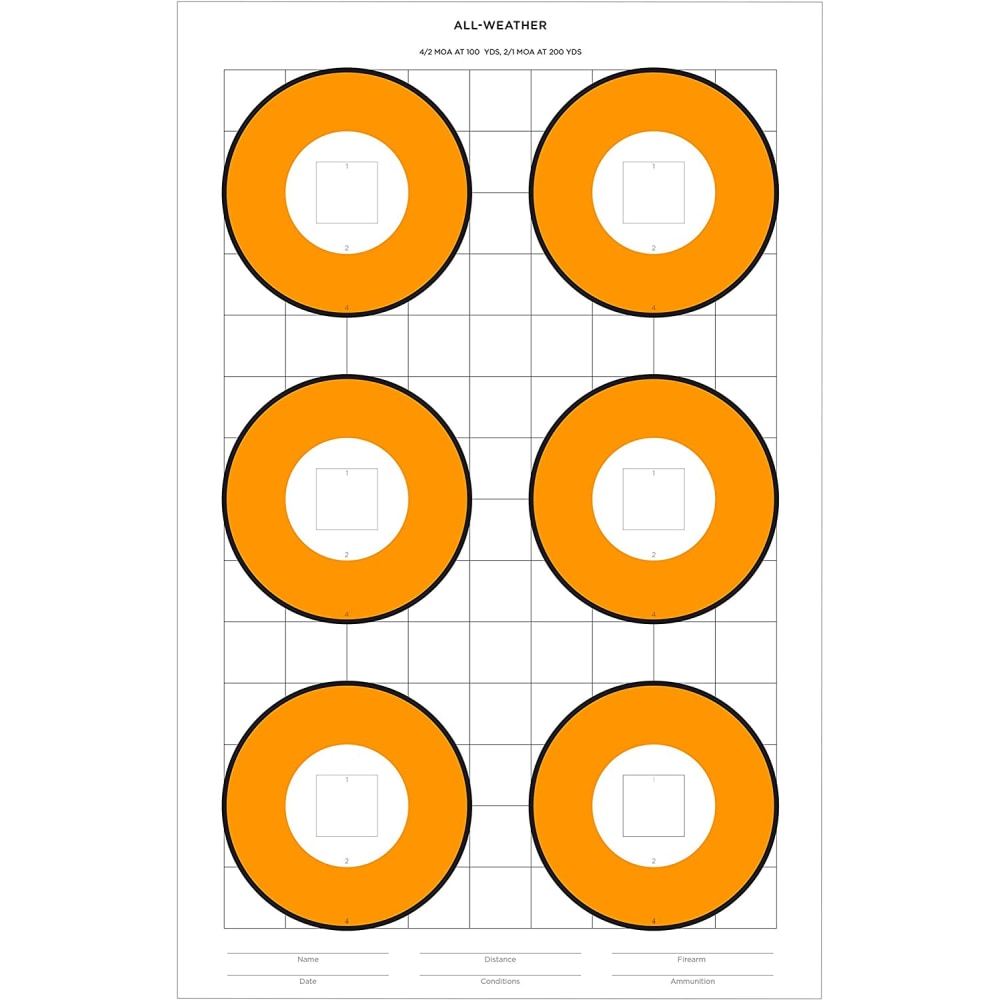 Rite In The Rain All-Weather Range Target, Long Range Silhouette, 22in x 17in