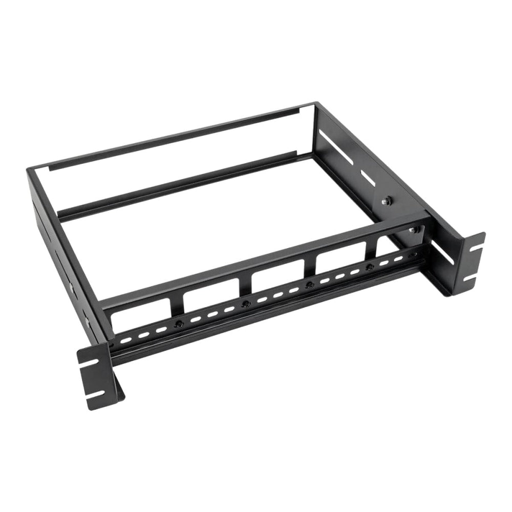 Tripp Lite Adjustable Rack-Mount DIN Rail Kit - Top Hat, Mini Top Hat and G-Style Rails - DIN rail mounting kit - rack mountable - black - 2U - 19in