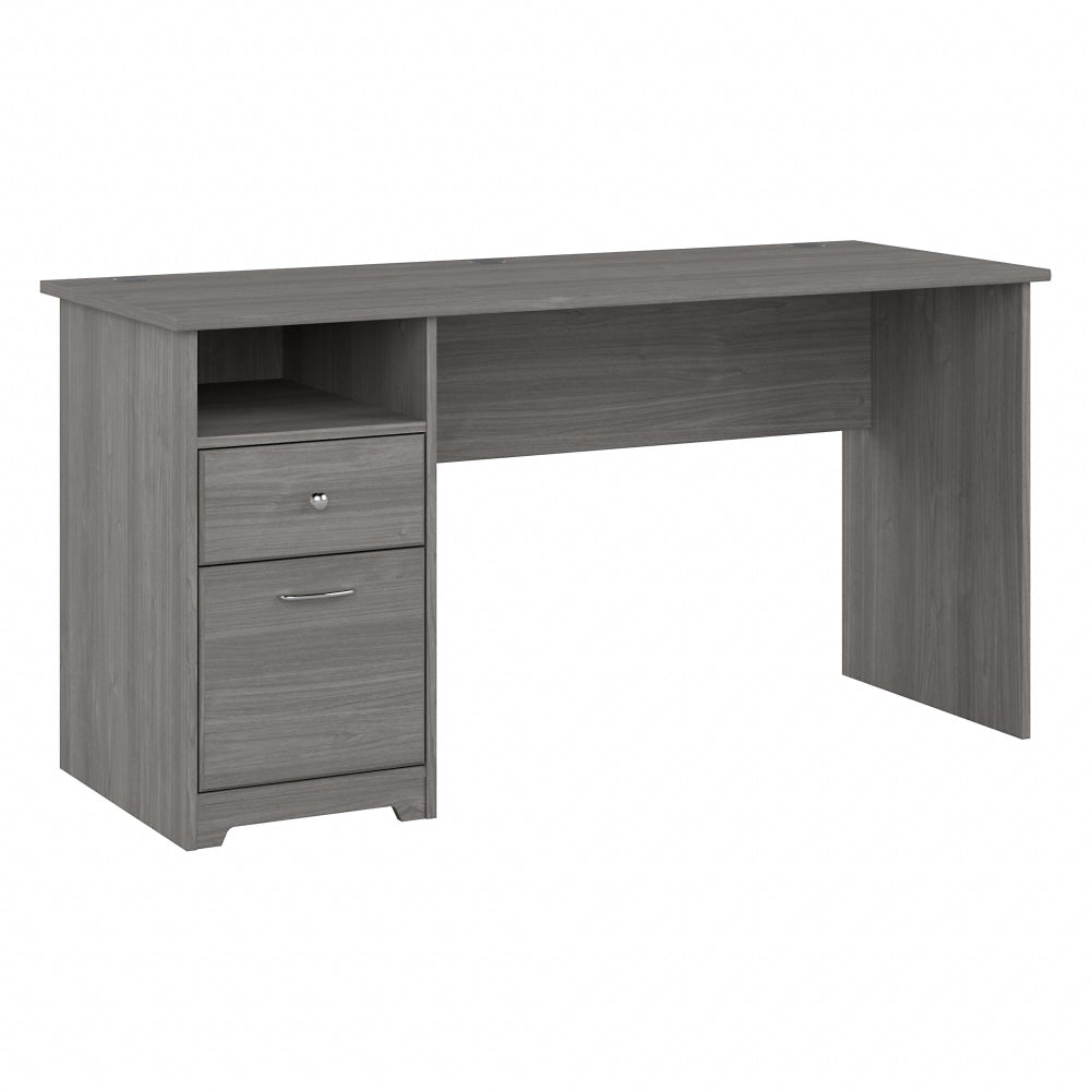 Bush Furniture Cabot 60inW Computer Desk With Drawers, Modern Gray, Standard Delivery