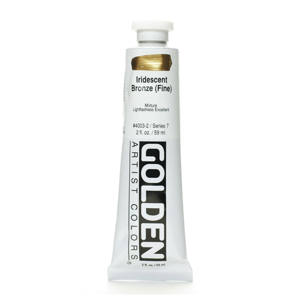 Golden Acrylic Paint, Fine, 2 Oz, Iridescent Bronze