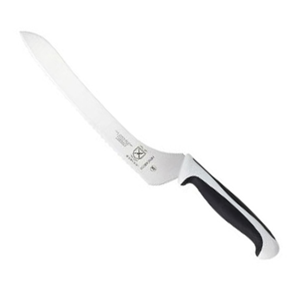 Mercer Culinary 9in Millennia Offset Bread Knife, White