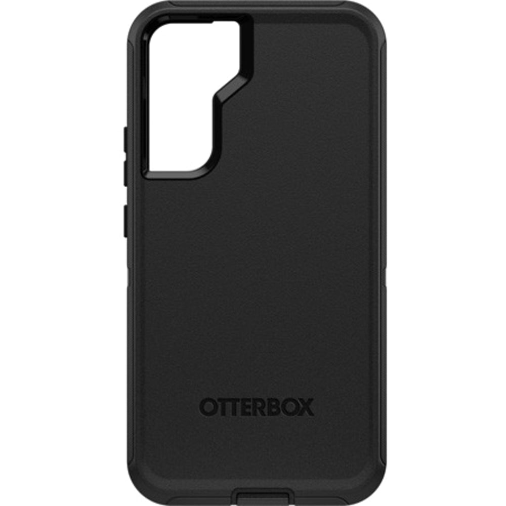 OtterBox Defender Rugged Carrying Case For Holster Samsung Galaxy S22+ Smartphone, Black