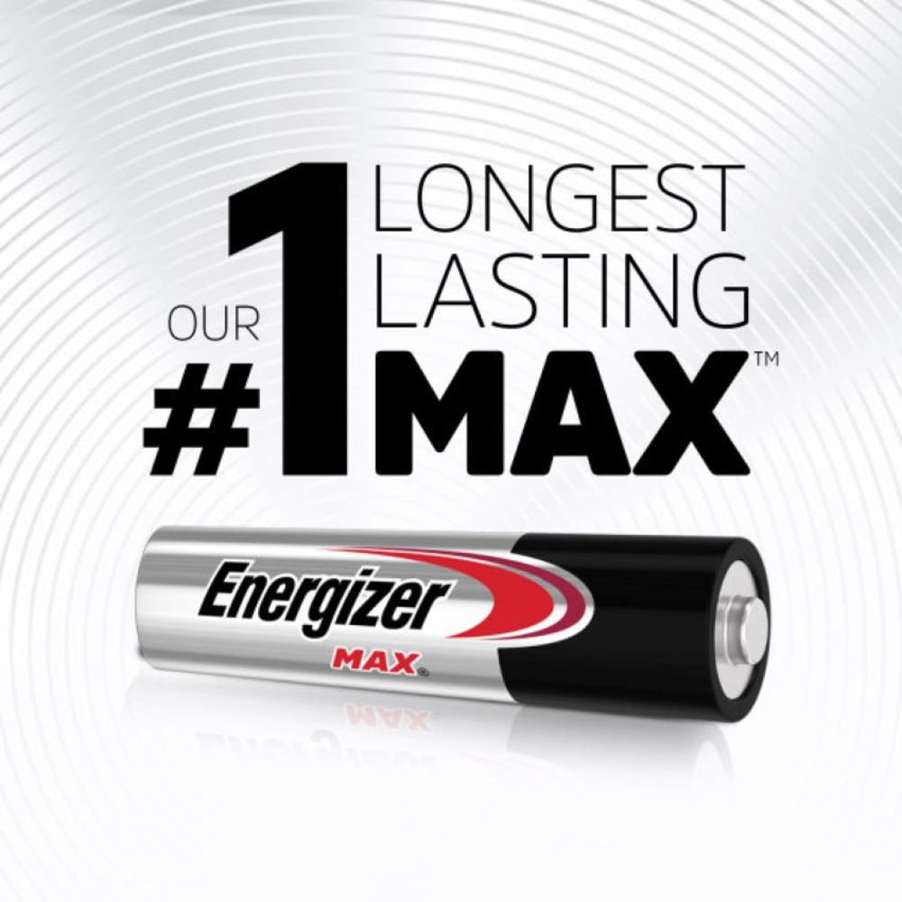 Energizer Max AAA Alkaline Batteries, Pack Of 24 Batteries, E92BP-24