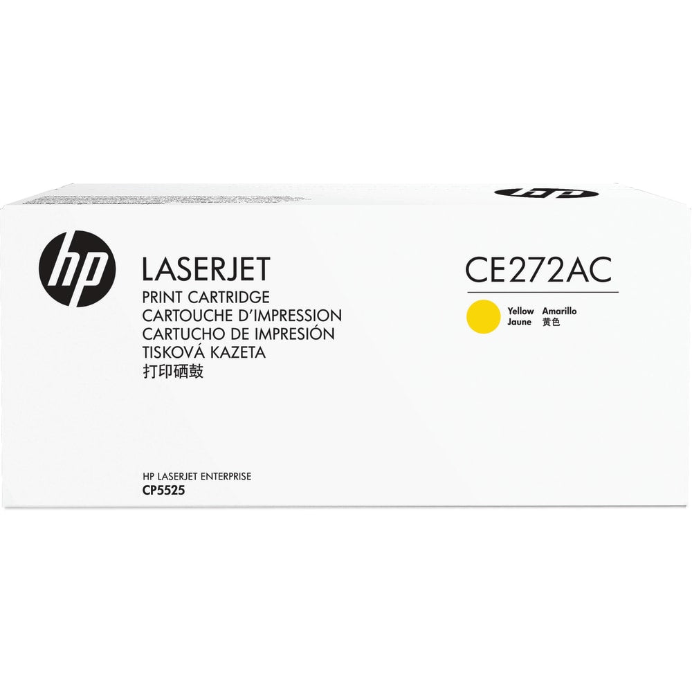 HP 650A Yellow Toner Cartridge, CE272AC