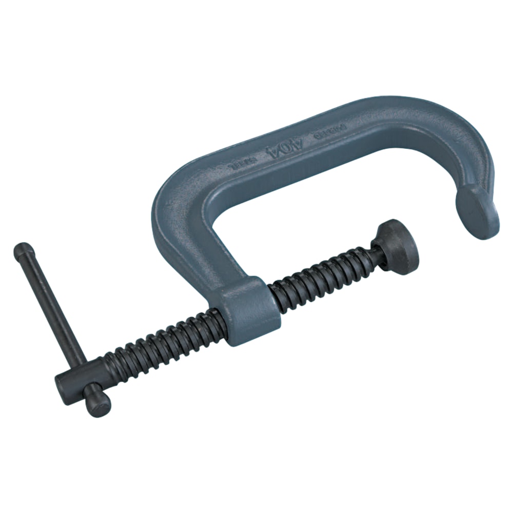 400 Series C-Clamp, Sliding Pin, 3-1/4 in Throat Depth