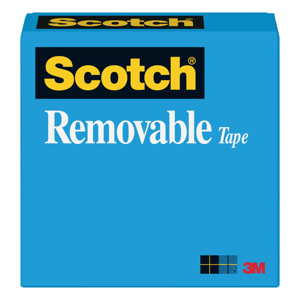 Scotch Magic 811 Removable Tape, 3/4in x 1296in, Clear