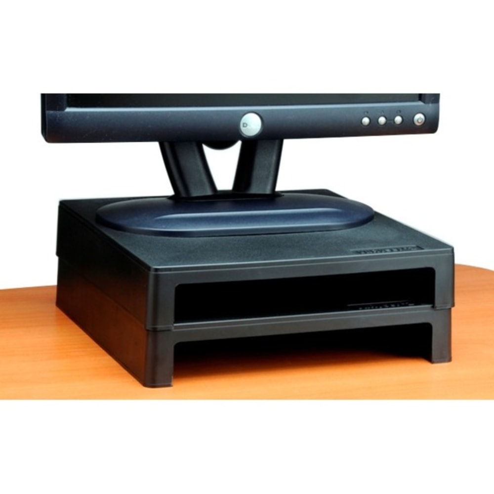 Vu Ryte Monitor Riser - 40 lb Load Capacity - 2in Height x 11in Width x 11in Depth - Graphite