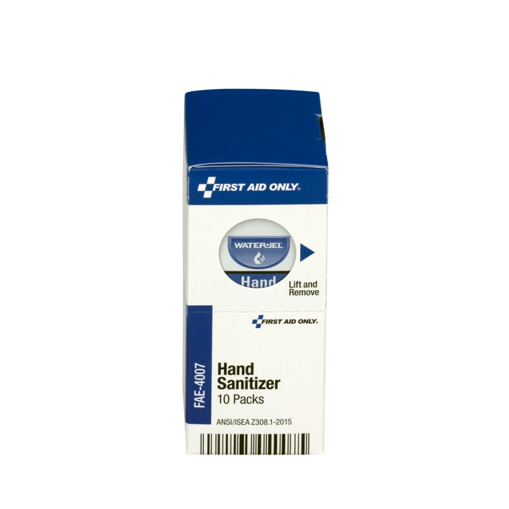 First Aid Only SmartCompliance Hand Sanitizer Refill Packets, Box Of 10