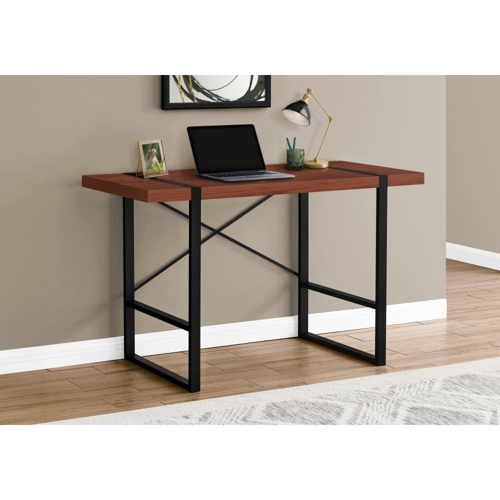 Monarch Specialties Randy 49inW Computer Desk, Cherry