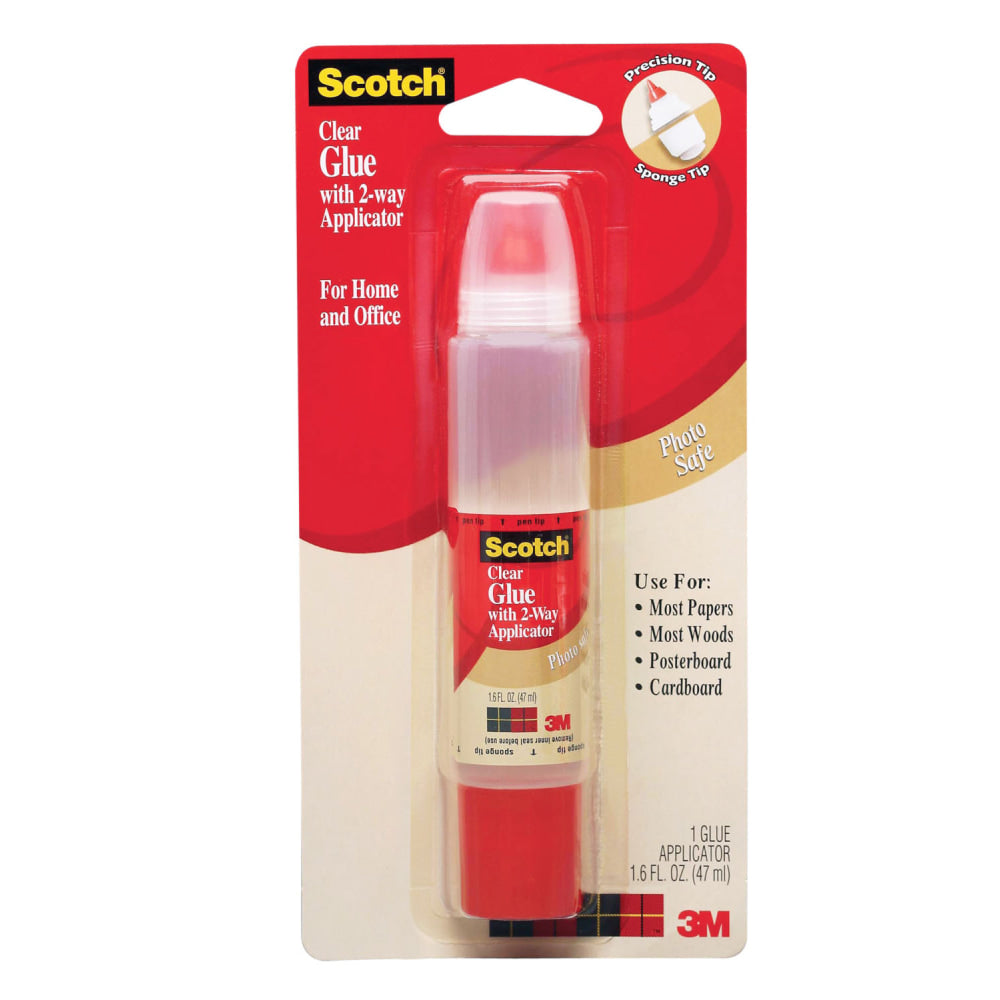 Scotch Glue With 2-Way Applicator, 1.6 Oz