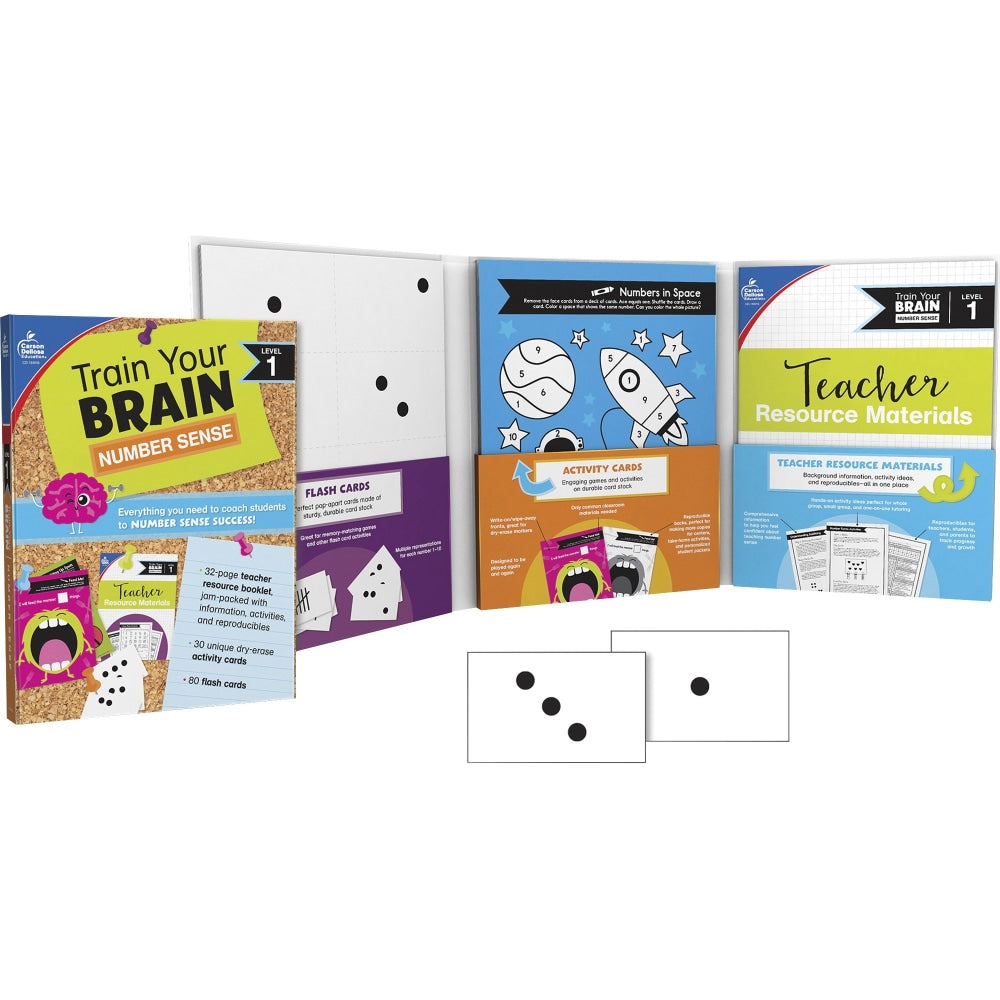 Carson Dellosa Train Your Brain Math Instructional Resources, Level 1