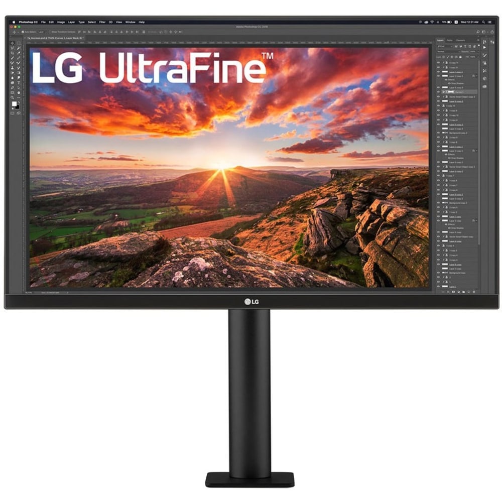 LG UltraFine 27BN88U-B 27in Class 4K UHD LCD Monitor - 16:9 - Textured Black - 27in Viewable - In-plane Switching (IPS) Technology - 3840 x 2160 - 1.07 Billion Colors - FreeSync - 350 Nit - 5 ms - Speakers - HDMI - DisplayPort