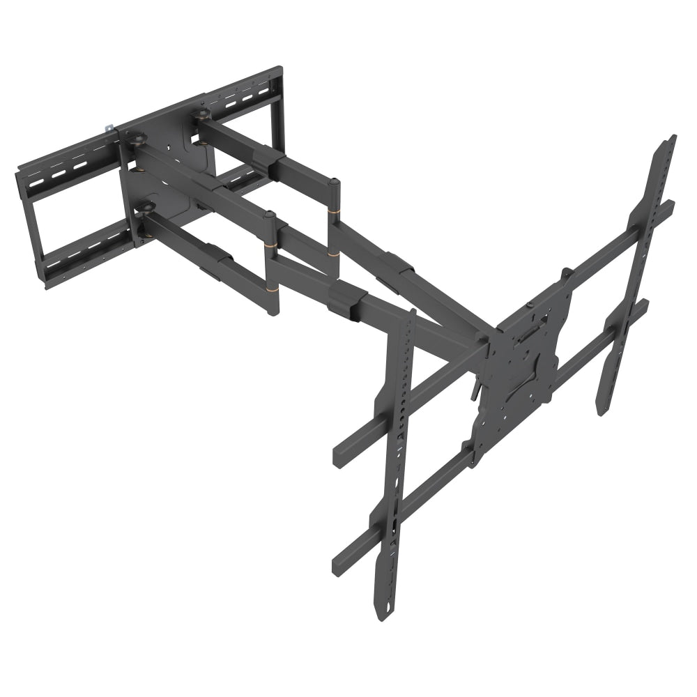 Mount-It! Heavy-Duty TV Wall Mount With Long Extension Arms For 50-90in TVs, 11-1/2inH x 35inW x 8-1/4inD, Black