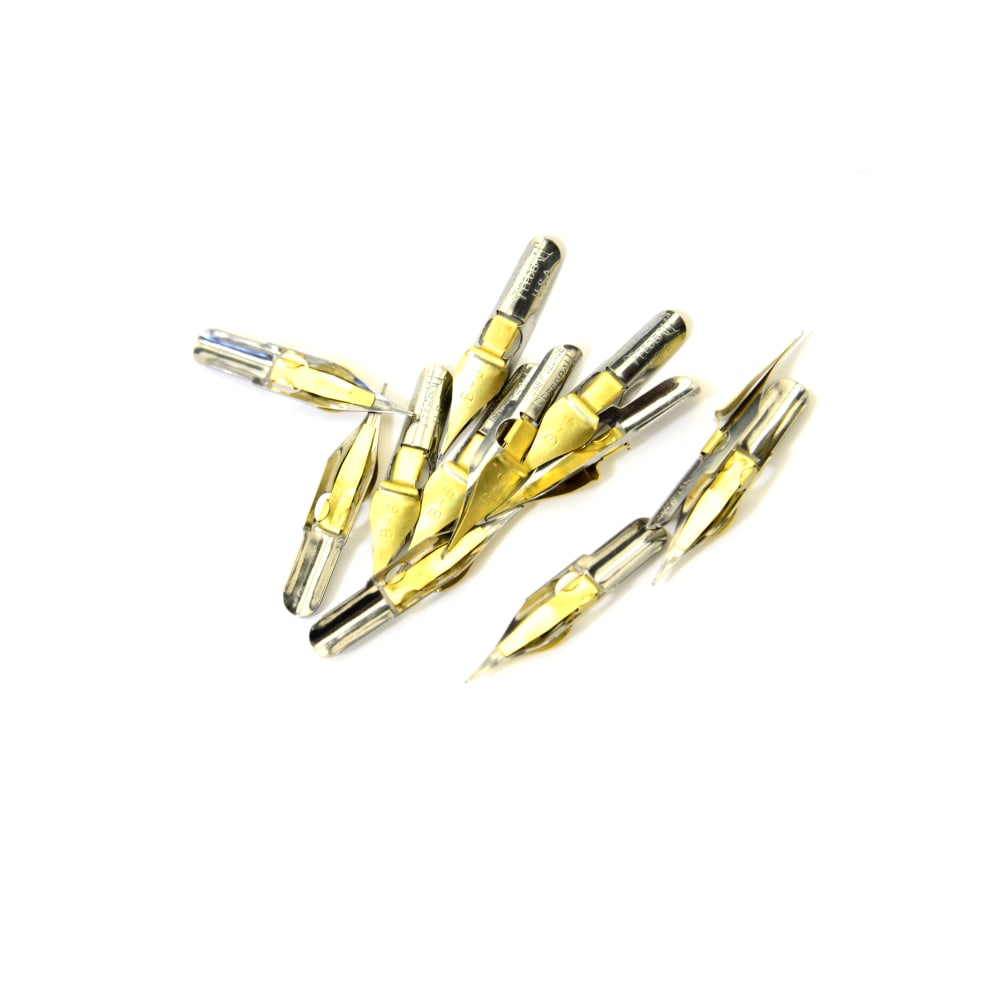 Speedball Round Pen Nibs, B-6, Box Of 12 Nibs