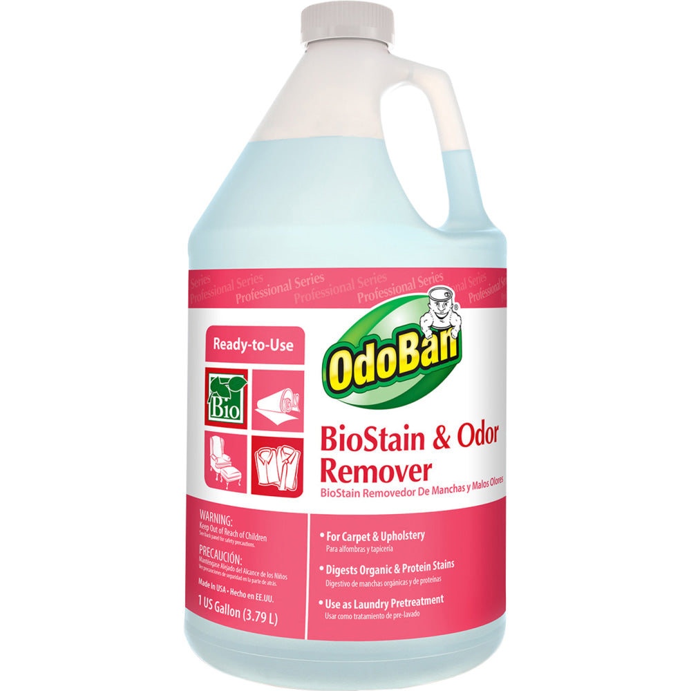 OdoBan Professional Series BioStain And Odor Remover, 128 Oz Bottle