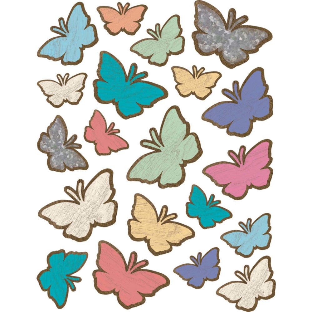 Teacher Created Resources Stickers, Home Sweet Classroom Butterflies, 120 Stickers Per Pack, Set Of 12 Packs