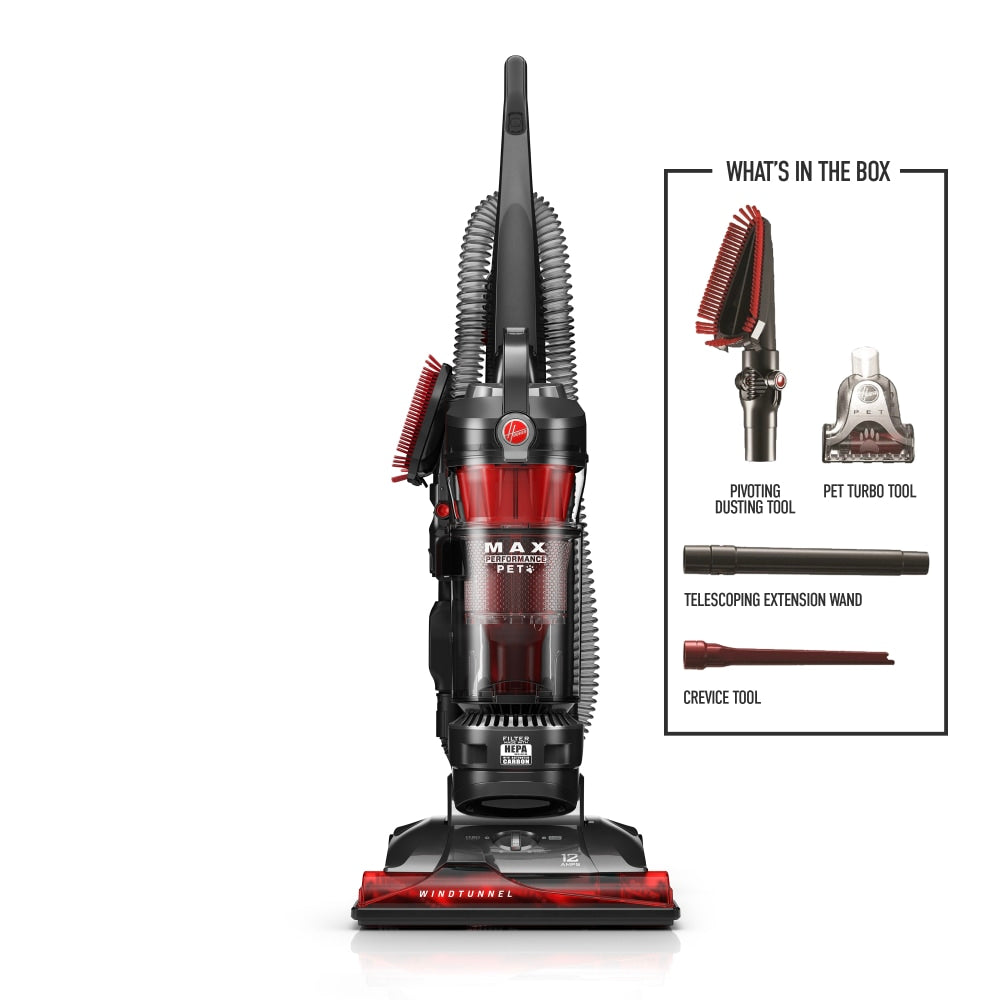 Hoover WindTunnel 3 Max Corded HEPA Bagless Dry Upright Vacuum Cleaner