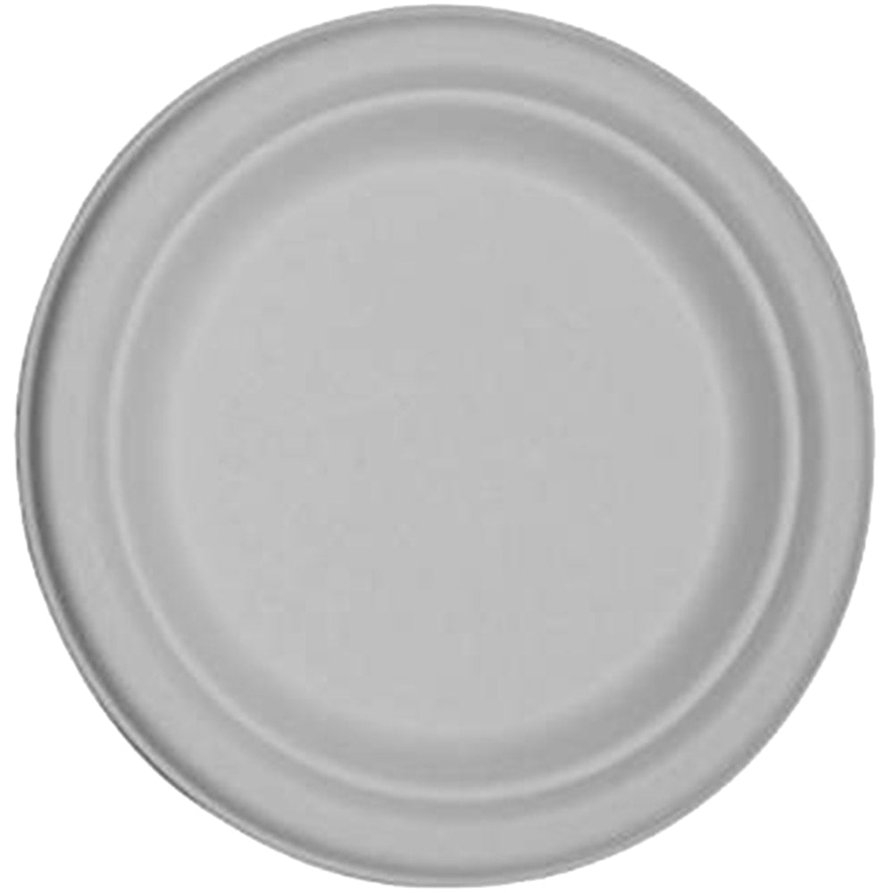 PrimeLink Bagasse Pulp Plates, 7in, White, Pack Of 1,000