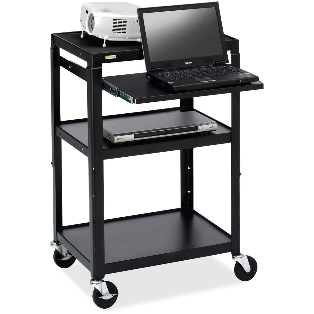 Bretford Adjustable Projector Cart, Black