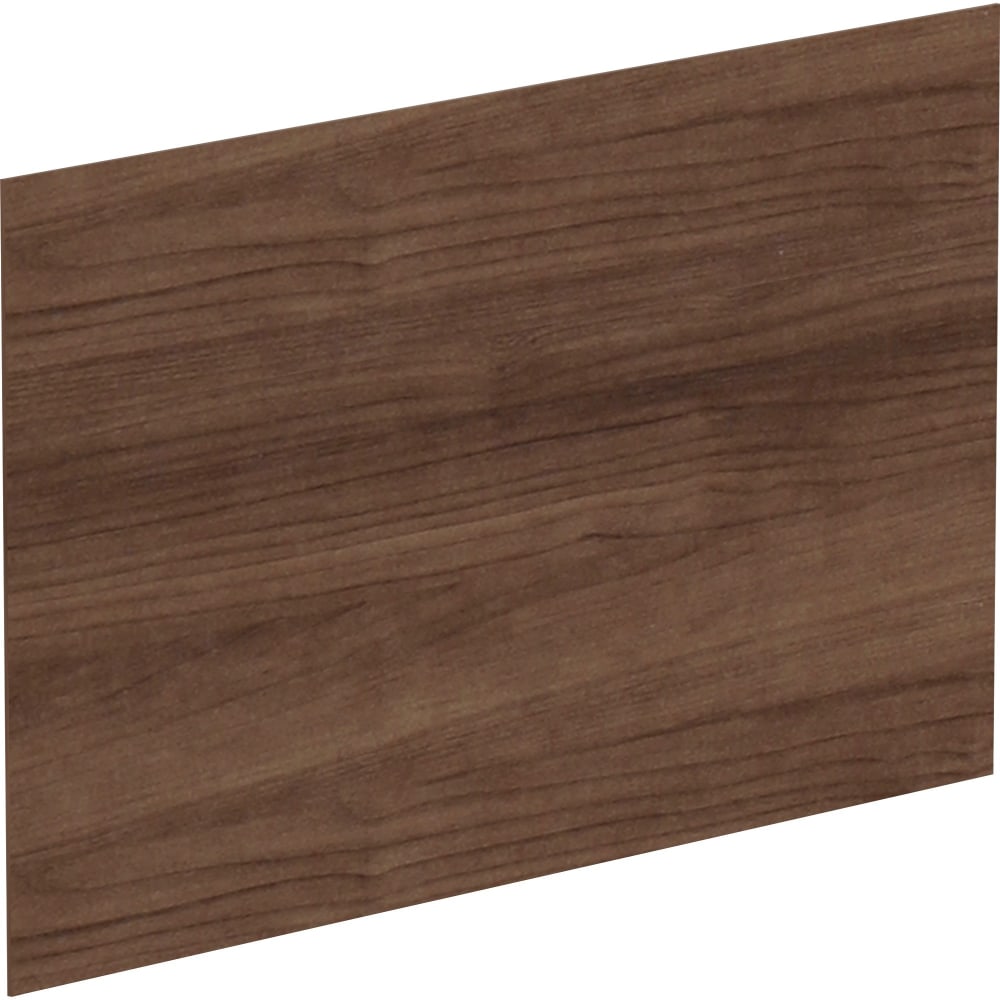 Lorell Adaptable Panel Dividers - 24in Width x 2in Height x 37in Depth - Aluminum - Walnut