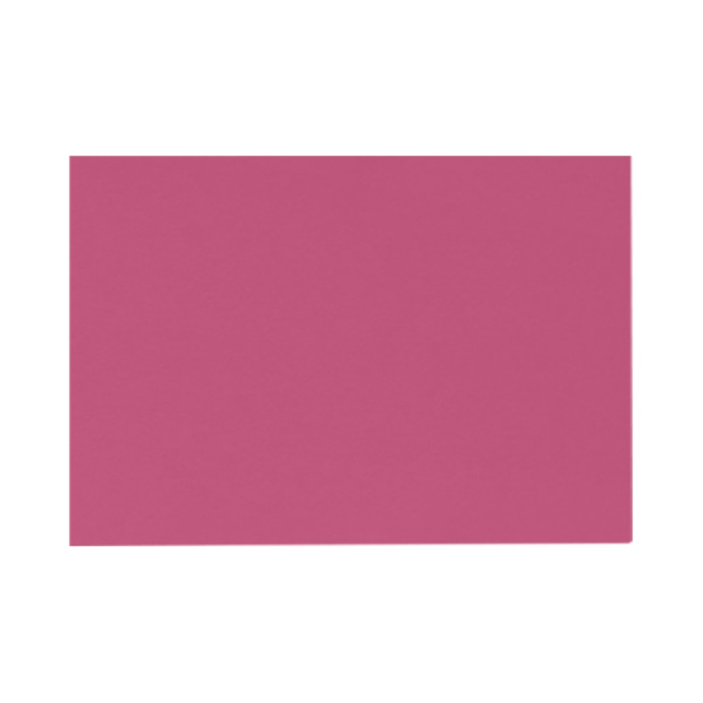 LUX Flat Cards, A7, 5 1/8in x 7in, Magenta Pink, Pack Of 250