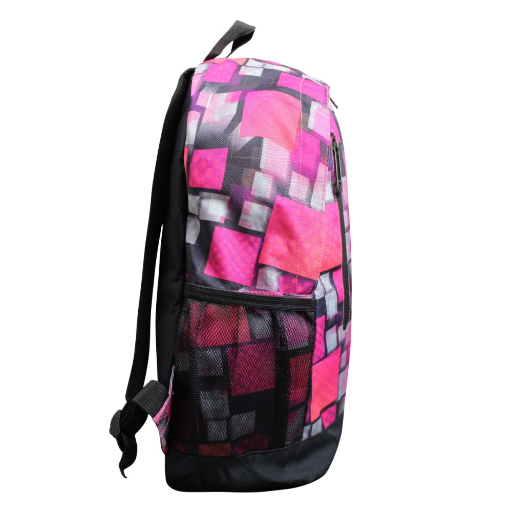 Volkano Two Squared Backpacks, Pink, Pack Of 10 Backpacks